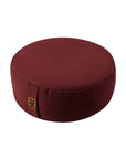 Maroon cotton meditation cushion