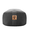 Cotton yoga bolster with cork label