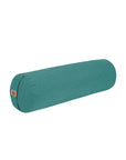 Round yoga bolster in turquoise