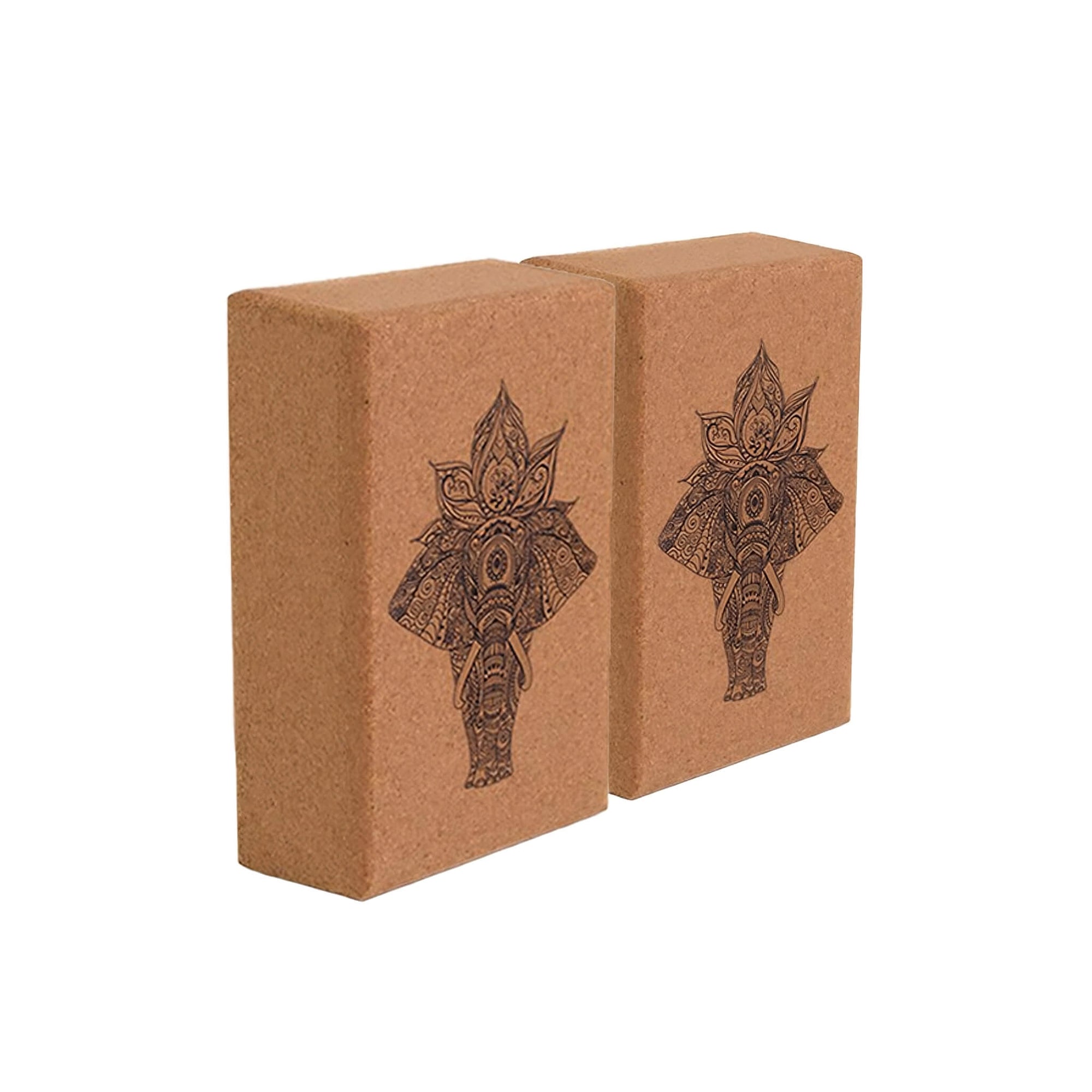 Cork yoga blocks - set of 2