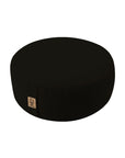 Black cotton meditation cushion