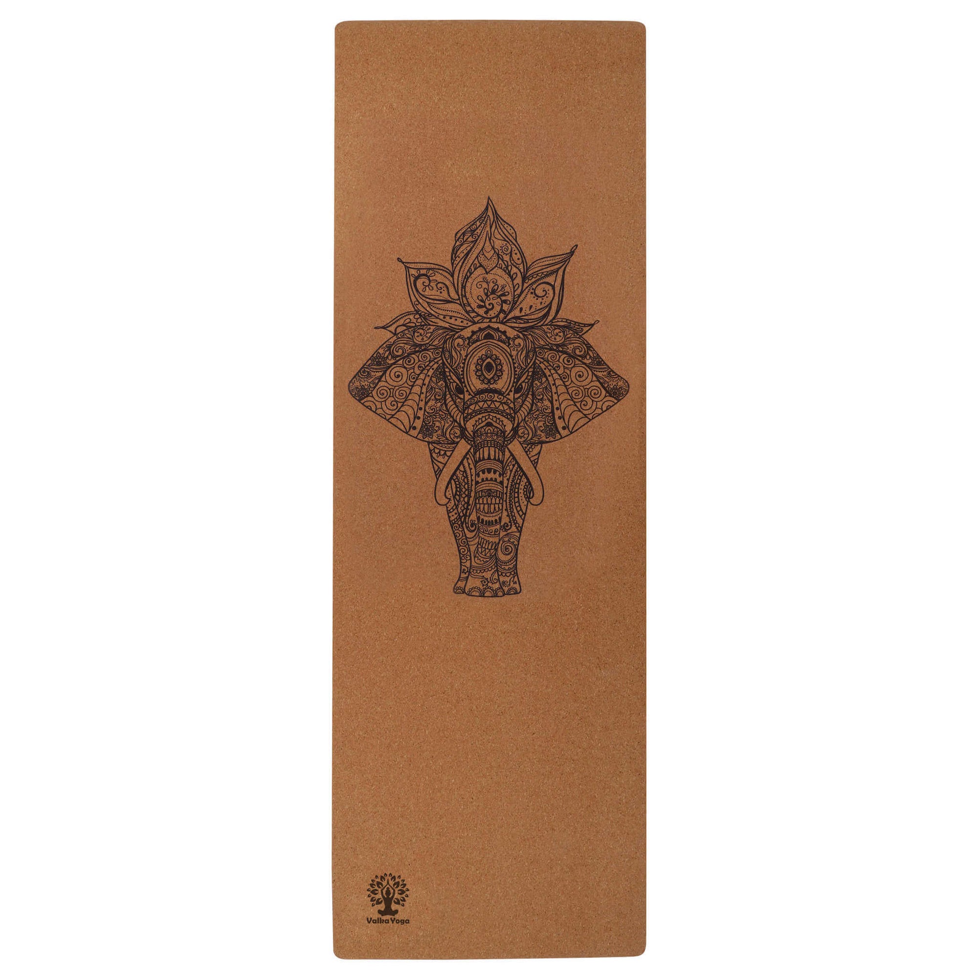 Cork Yoga Mat - Elephant Design - Limited Print – 2nd Wind