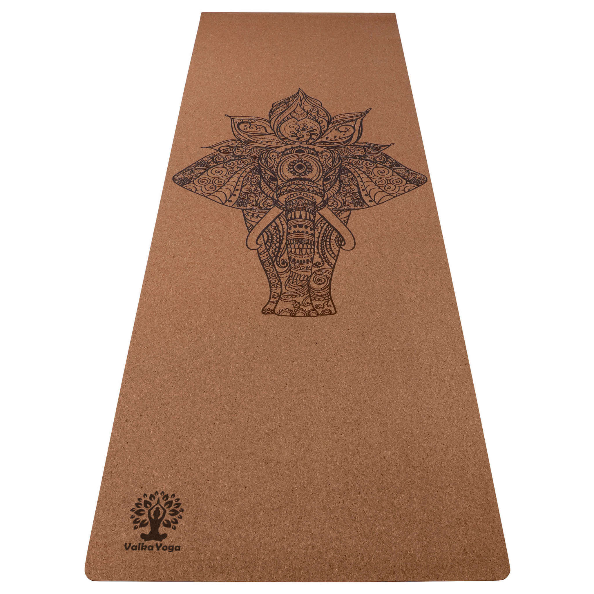 Yoga mat with Elephant mandala
