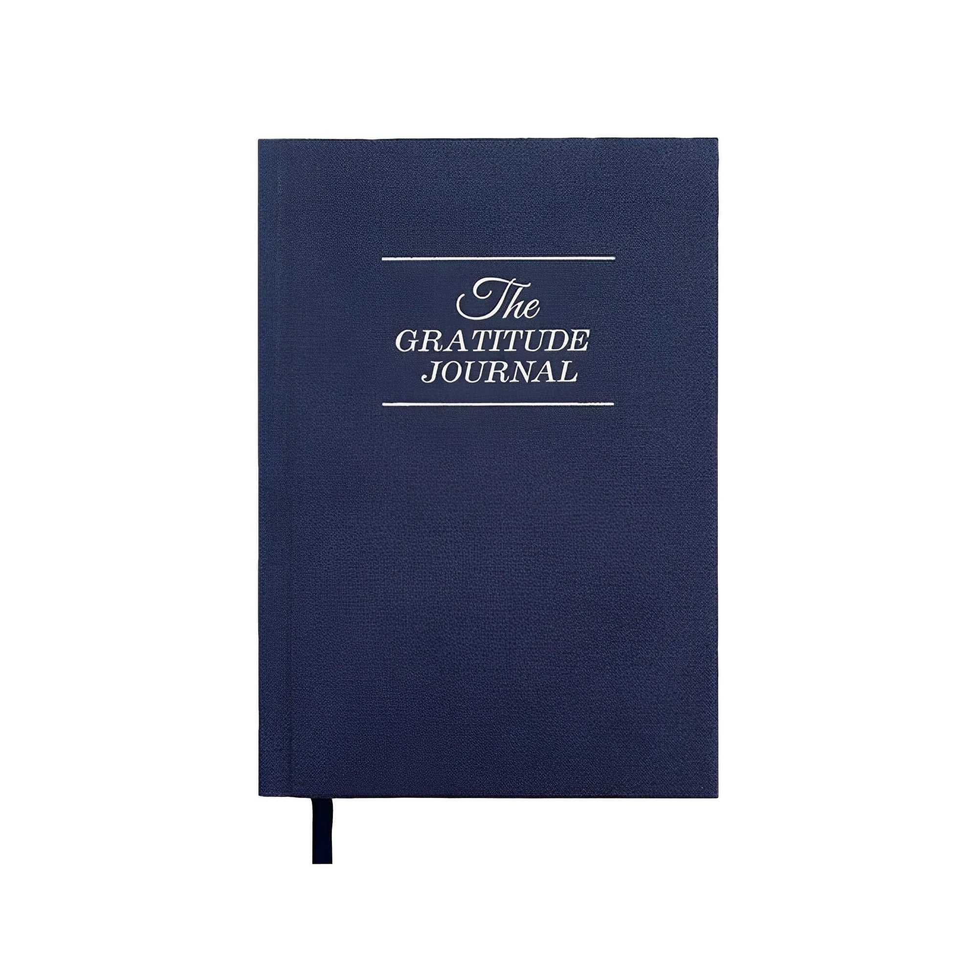 Gratitude Journal - Daily Diary in Navy Blue