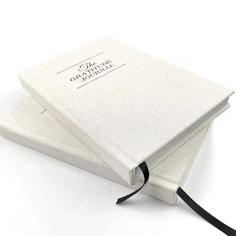 Gratitude Journals in white