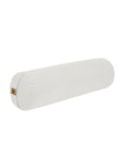 Round Yoga Bolster - White